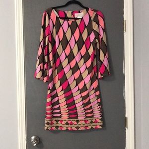 Cute geometric patterned dress